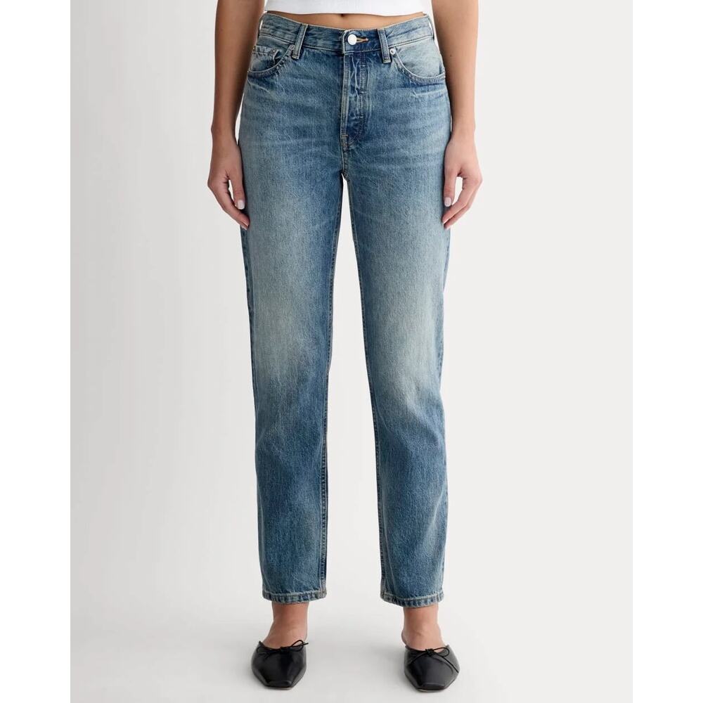 Everlane The '90s Cheeky Jean Vintage Mid Blue Size 27 Regular EUC